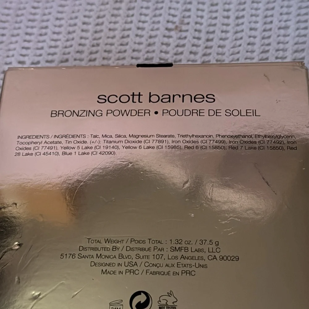 Scott Barnes Bronzing Powder SICILIAN SUN 1.32 Oz / 37.5 g New